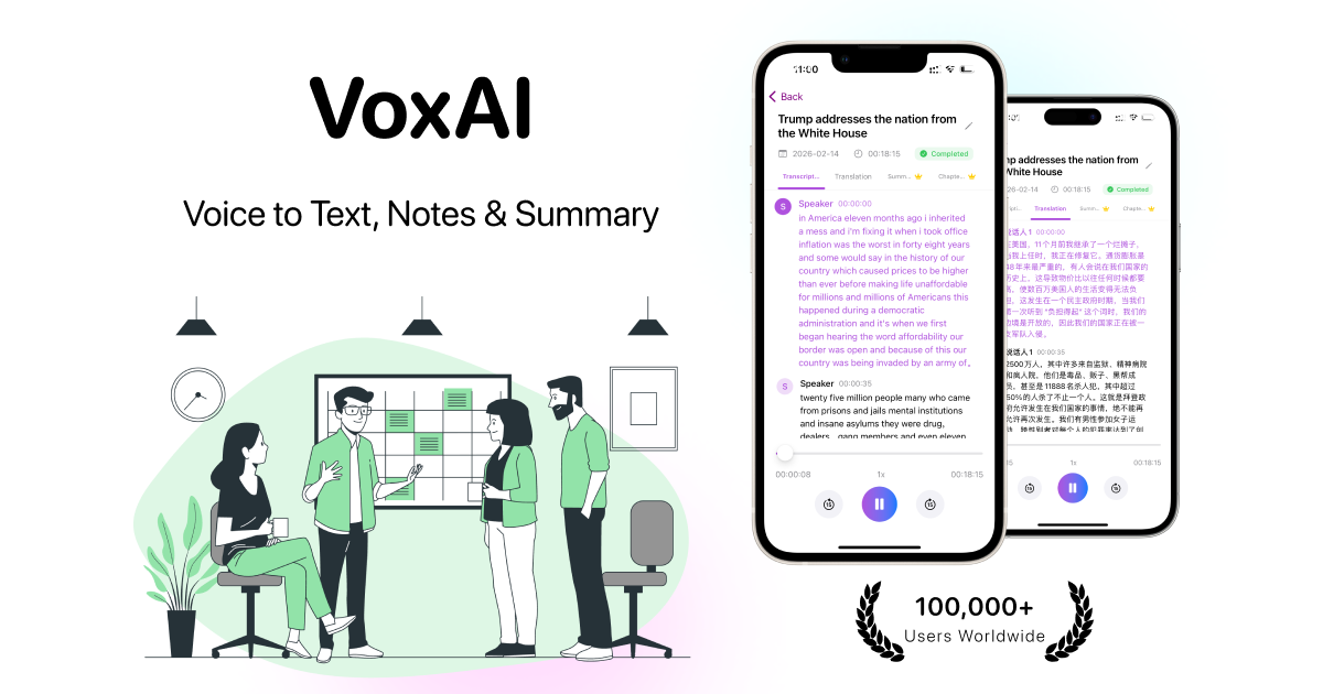 VoxAI - AI Voice Transcription Assistant
